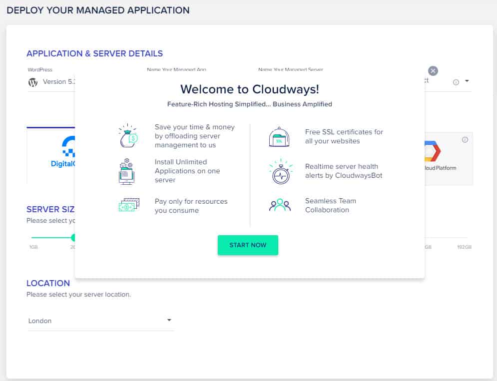 Cloudways - activate account notice